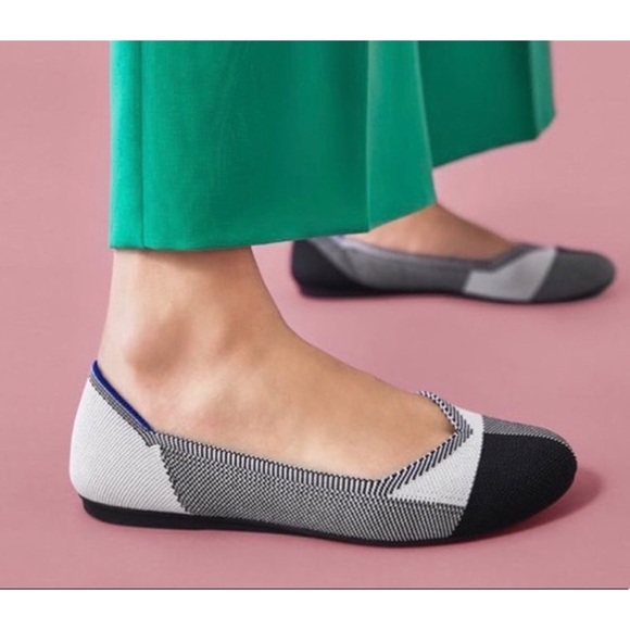 NWT Rothy’s Captoe Black Flats - Picture 3 of 9